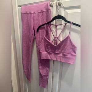 ALO Alosoft Lavish Bra and Legging Set
